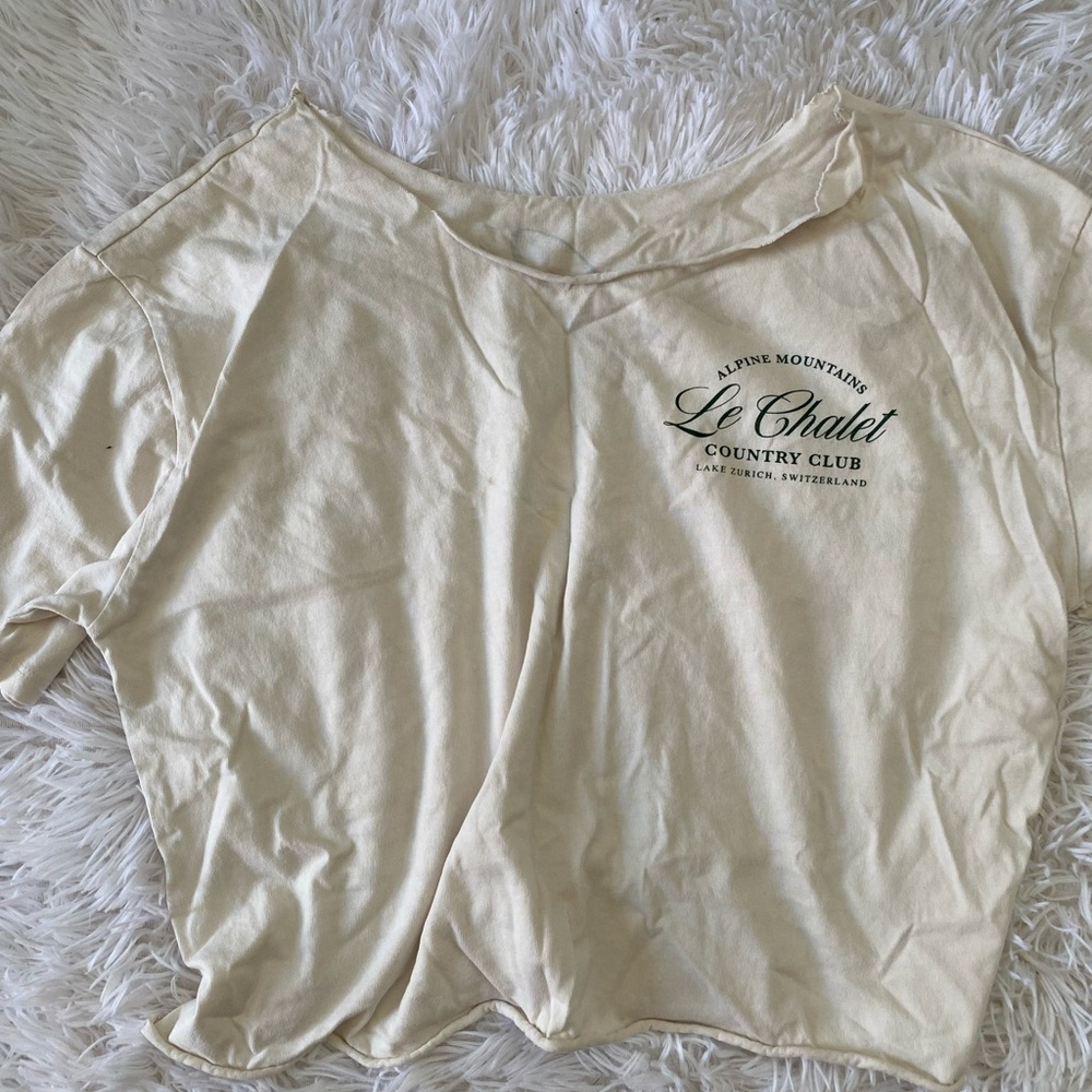 Target Cream Short Sleeve Tee